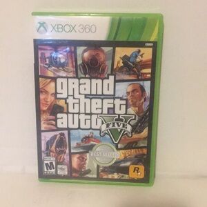 XBOX360 GRAND THEFT AUTO FIVE 2CD SET USED